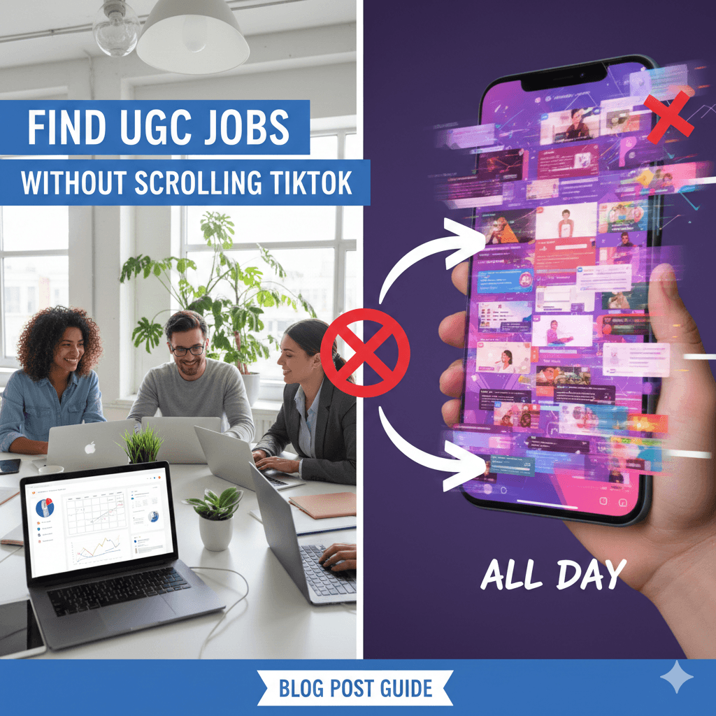 How to Find UGC Jobs (Without Scrolling TikTok All Day)